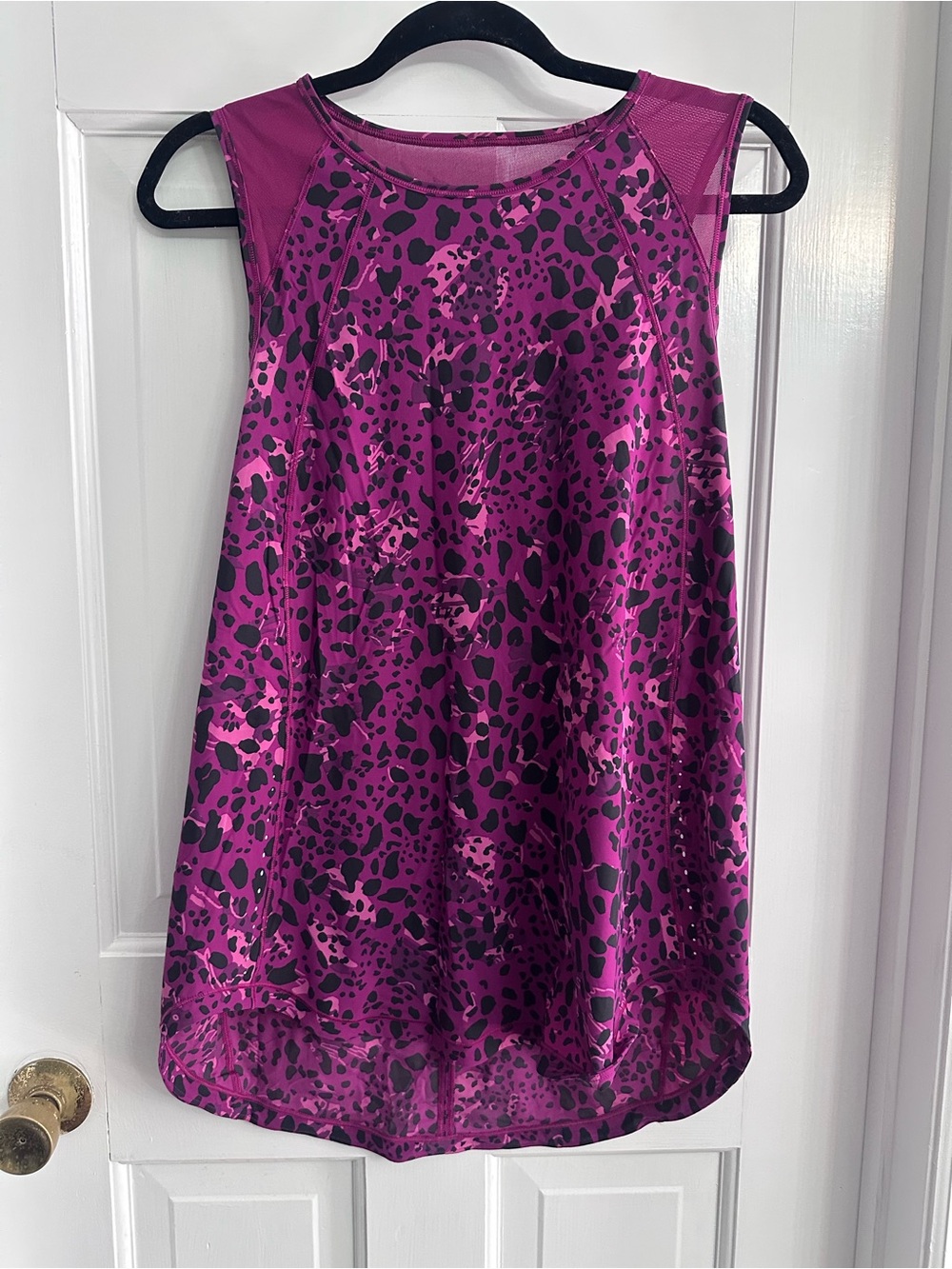 lululemon athletica Magenta Animal-Print Performance Tank